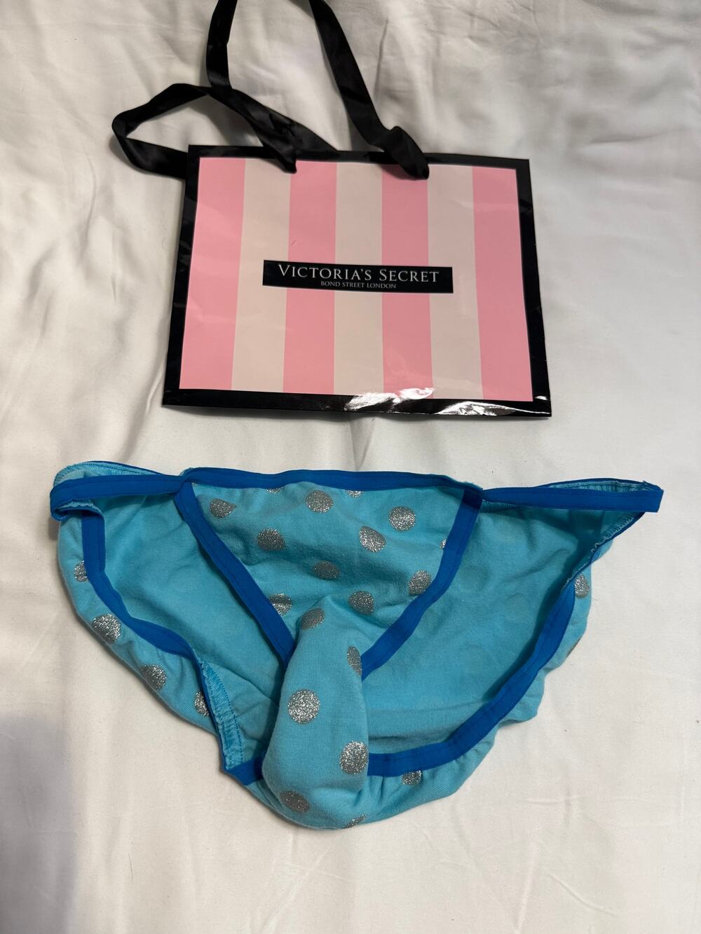NWT Victoria’s Secret PINK Extra Low Rise String Bikini Size Small Vintage 2008